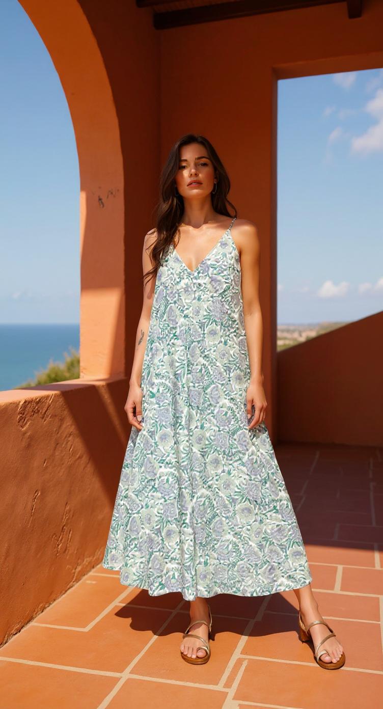 Long Strap Dress "Suhani"