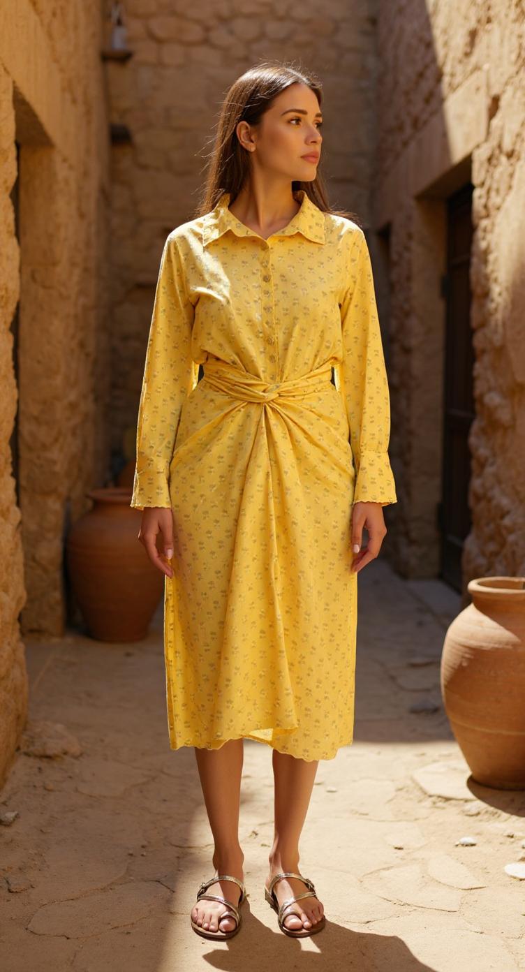 Shirt and Skirt Set "Chaiti"