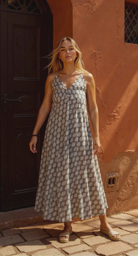 Long Strap Dress "Kalyan"