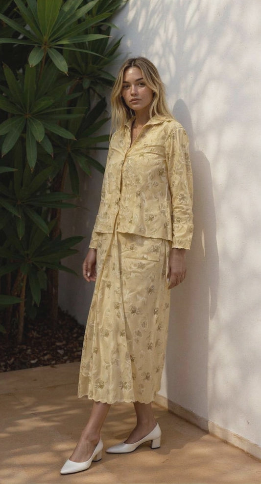 Shirt and Skirt Set "Bhairav"